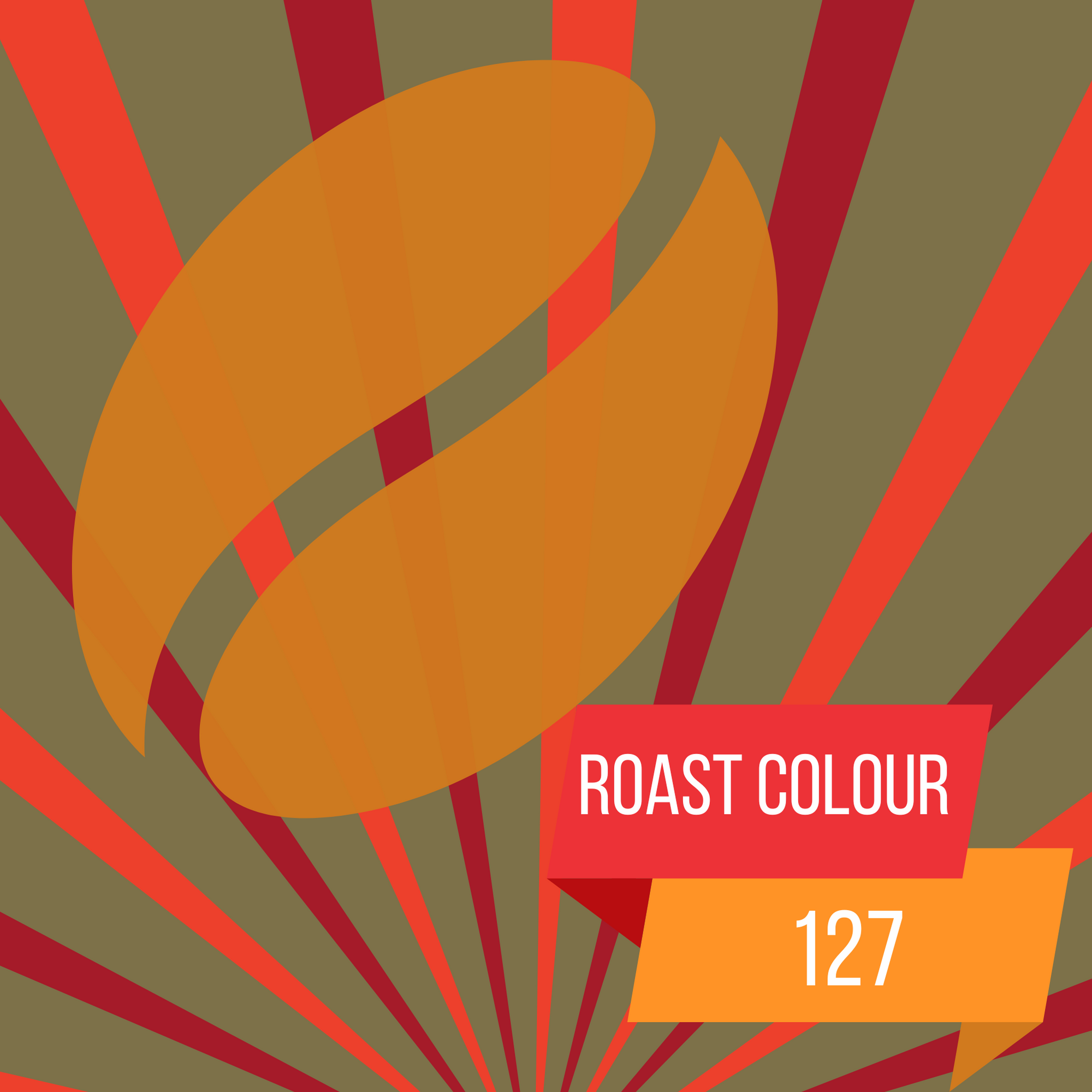 Graphic showing roasting colour. Information also available on the product listing. 